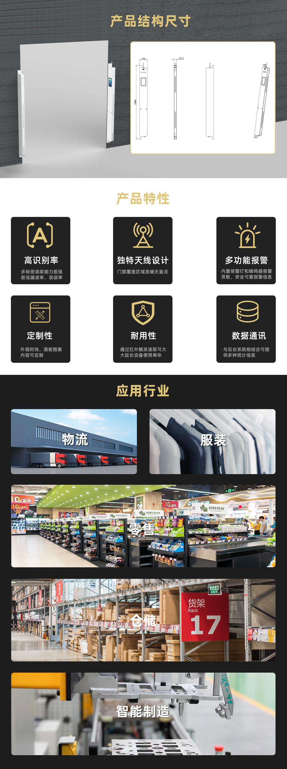 ND-E01A壁挂通道门